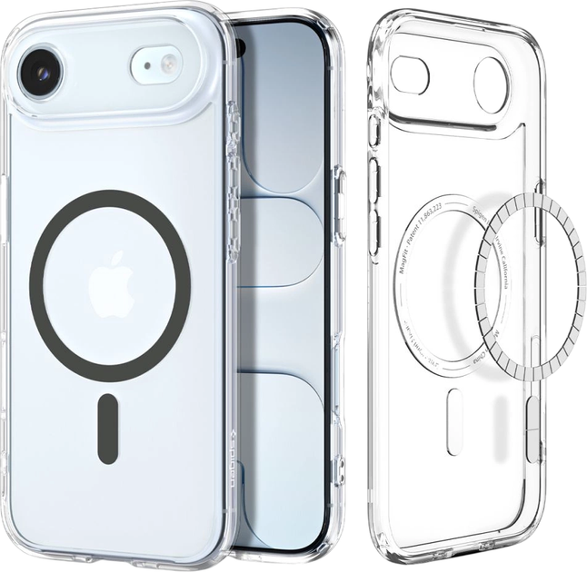 Панель Spigen Ultra Hybrid MagSafe Case для Apple iPhone Air Clear Gray (8800283315158) - зображення 1