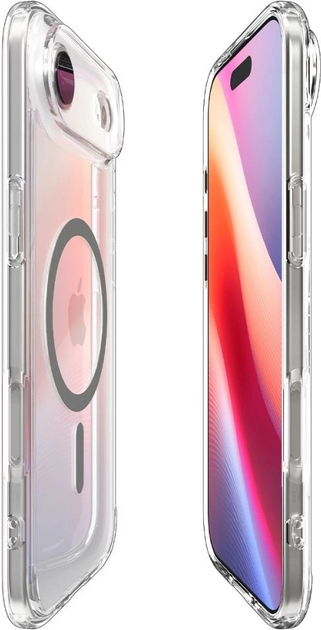Панель Spigen Ultra Hybrid MagSafe Case для Apple iPhone Air Clear Gray (8800283315158) - зображення 6