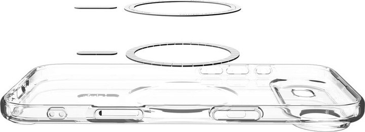 Панель Spigen Ultra Hybrid MagSafe Case для Apple iPhone Air Clear Gray (8800283315158) - зображення 7