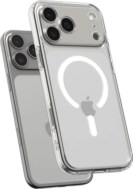 Панель Spigen Ultra Hybrid MagSafe Case для Apple iPhone 17 Pro Max Clear White (8800283314144) - зображення 4