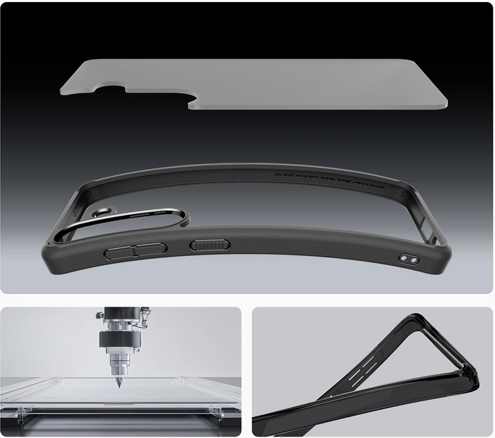 Панель Spigen Ultra Hybrid Case для Samsung Galaxy S25 Plus Black (8809971238175) - зображення 13