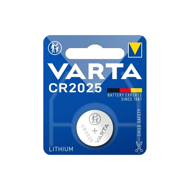 Батарейка Varta CR2025 Litium 1 шт - Фото 1 Батарейка Varta CR2025 Litium 1 шт - изображение 1