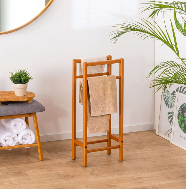 Стійка для рушників Arredamenti Salvi' 77 x 34 см Коричнева (ARIT-111-BR) - зображення 4