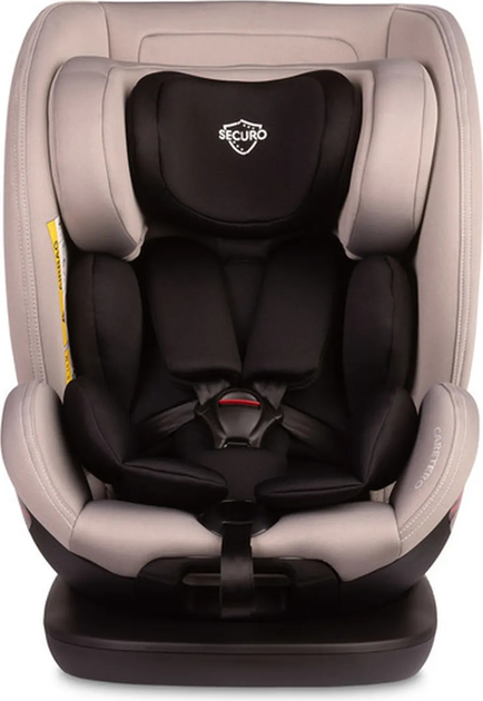 Fotelik samochodowy Caretero Securo I-Size Isofix od 40 cm do 150 cm Jasnoszary TERO-18554 (5903076320469) - obraz 2