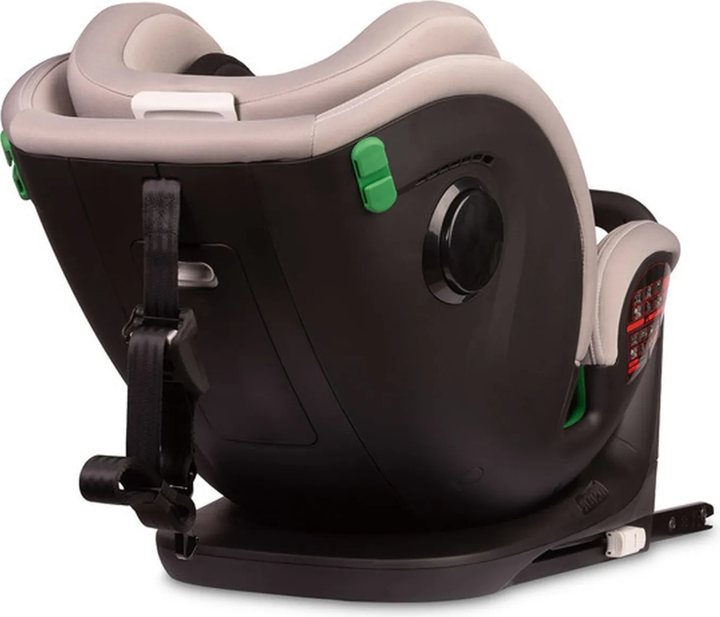 Fotelik samochodowy Caretero Securo I-Size Isofix od 40 cm do 150 cm Jasnoszary TERO-18554 (5903076320469) - obraz 6