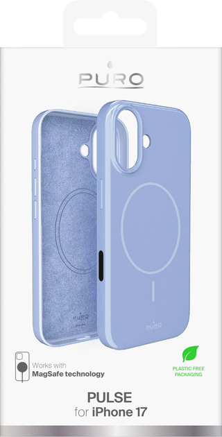Etui plecki Puro Pulse do Apple iPhone 17 Blue (8018417528040) - obraz 2