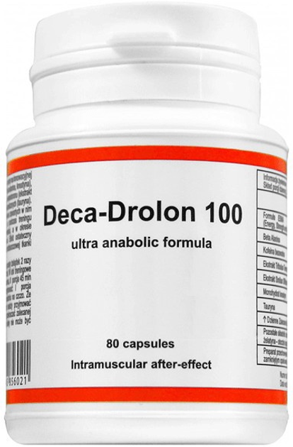 Стимулятор тестостерону Bio Age Pharmacy Deca Drolon 100 80 капсул (5901793638034) - зображення 1