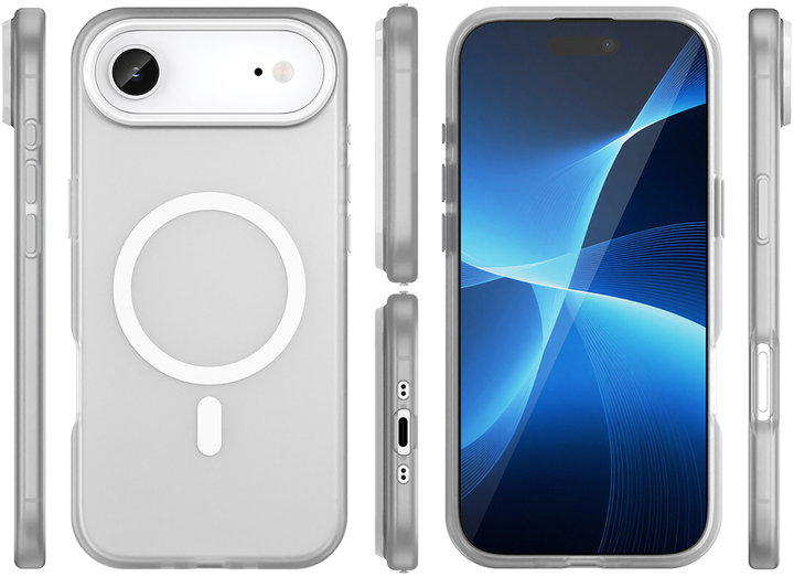 Etui Hurtel Magnetic Abrasive do Apple iPhone Air Biały (5907769379734) - obraz 4
