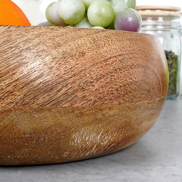 Миска Vilde MANGO дерев'яна 18.5 см 900 мл (8592381175863) - зображення 6