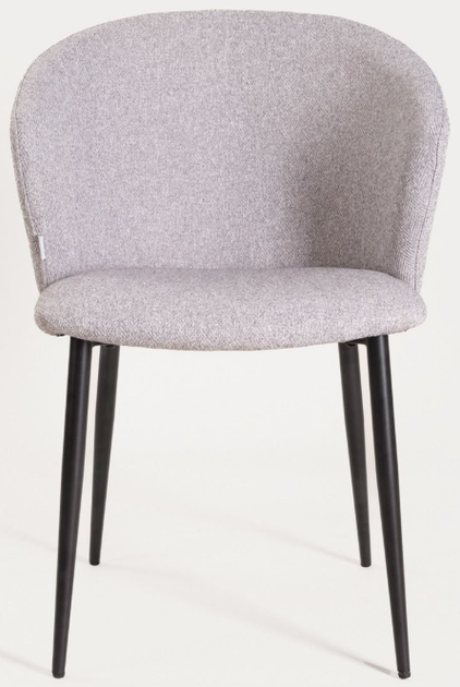 Krzesło do kuchni i salonu HOMLA 738081 LUJO 56.5 x 59 x 81 cm Szare (5906496738081) - obraz 2