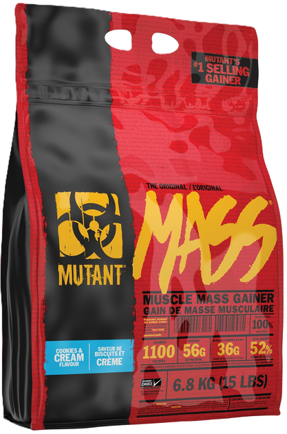 Гейнер Mutant Mass 6800 г Кремове печиво (627933026817) - зображення 1