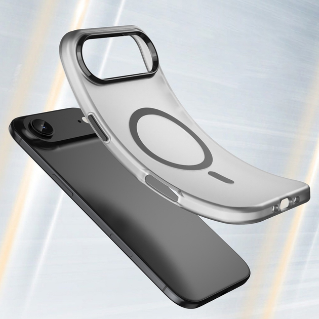 Etui Hurtel Magnetic Abrasive do Apple iPhone Air Charny (5907769379697) - obraz 5