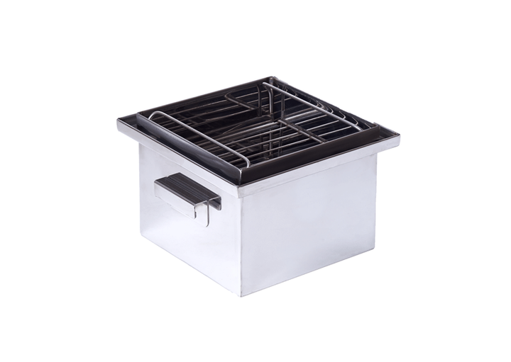 Коптильня SmokeHouse S DeLuxe 300х300х270 мм до 2 кг для гарячого копчення з термометром та підставкою нержавіюча сталь - зображення 4