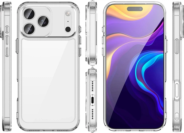 Etui plecki Hurtel Outer Space do Apple iPhone 17 Pro Transparent (5907769379666) - obraz 2