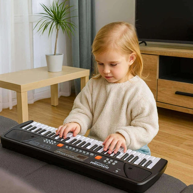 Детский синтезатор BigFun BF-630A1 — 61 клавиша, микрофон, запись