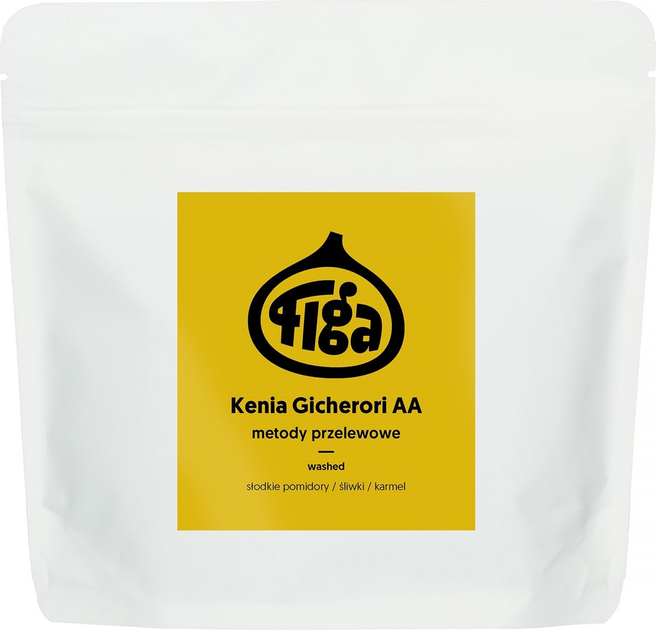 Kawa ziarnista Figa Coffee Kenia Gicherori AA Washed Filter 250 g (5907127038624) - obraz 1