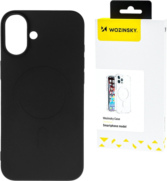 Etui Wozinsky Liquid Silicone Case MagSafe do Samsung Galaxy S25 Black (5907769370434) - obraz 2