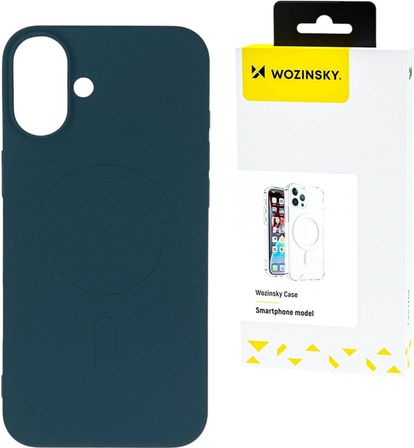 Панель Wozinsky Liquid Silicone Case MagSafe для Samsung Galaxy S25 Ultra Dark Blue (5907769369476) - зображення 2