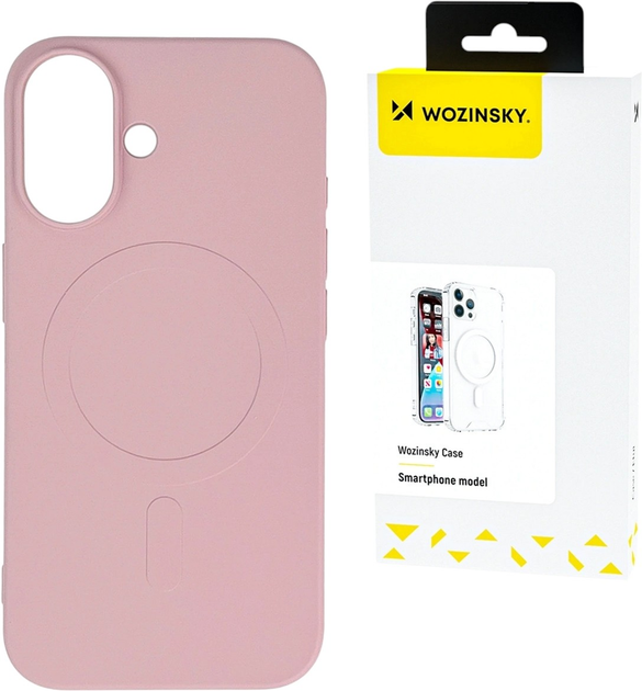 Etui Wozinsky Liquid Silicone Case MagSafe do Samsung Galaxy S25+ Pink (5907769369988) - obraz 2