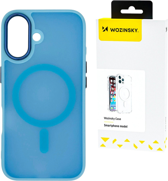 Etui Wozinsky Fashion Case MagSafe do Samsung Galaxy S25+ Blue (5907769370045) - obraz 3