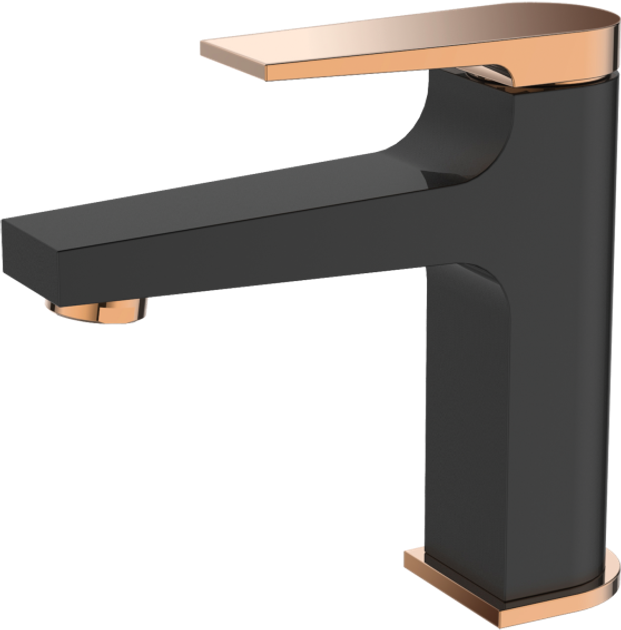 Bateria zlewozmywakowa Invena Midnight Czarno-złota - obraz 1