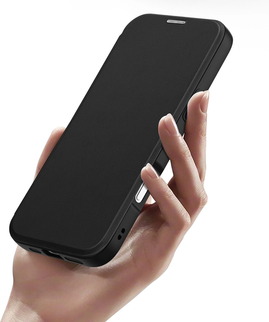 Etui z klapką Dux Ducis Skin X Pro MagSafe do Apple iPhone 17 Black (6971824153668) - obraz 3