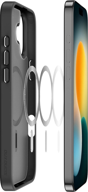 Панель Dux Ducis Yind MagSafe для Apple iPhone 17 Black (6971824153460) - зображення 3