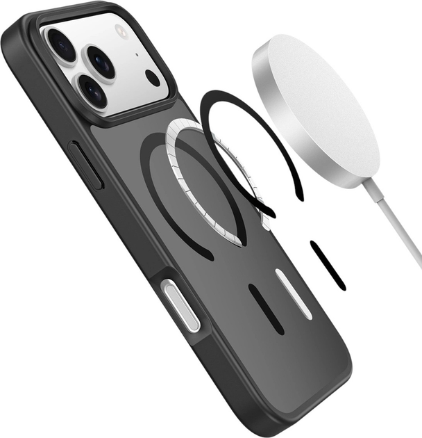 Панель Dux Ducis Yind MagSafe для Apple iPhone 17 Pro Black (6978943380289) - зображення 5