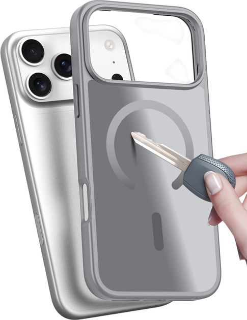 Панель Dux Ducis Yind MagSafe для Apple iPhone 17 Pro Max Grey (6978943380340) - зображення 7