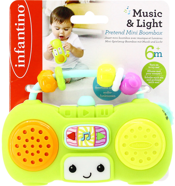 Miniodtwarzacz Infantino z muzyką i światłem 307038 (0773554070385) - obraz 3