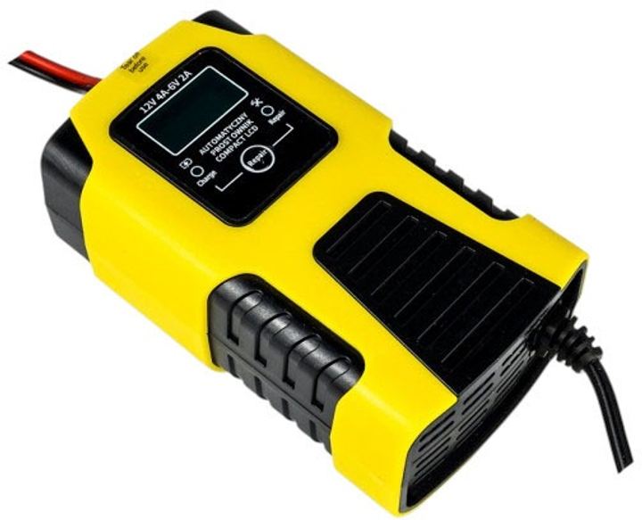 Prostownik akumulatorowy Volt Polska LCD 12V 4A / 6V 2A COMPACT (5904100451364) - obraz 2