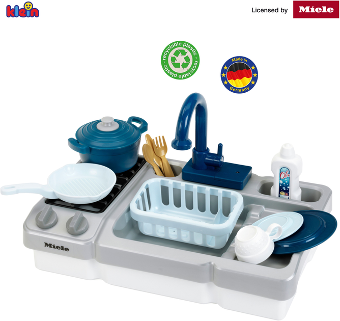 Іграшкова мийка Klein Miele з функцією води та варильною поверхнею 7166 (4009847071668) - зображення 2