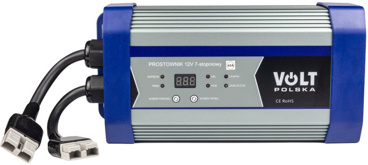 Prostownik akumulatorowy Volt Polska 12V 40A 7-stopniowy (5904100452378) - obraz 2