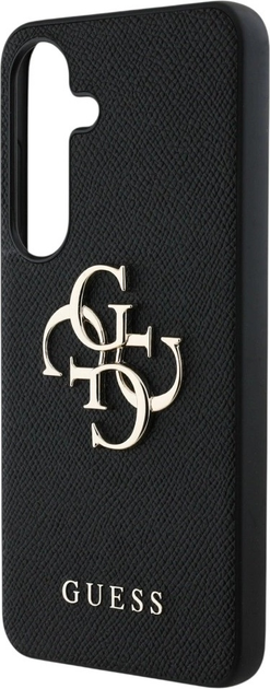 Панель Guess Grained Big 4G Logo Small Classic Logo для Samsung Galaxy S25 Plus Black (3666339449131) - зображення 6