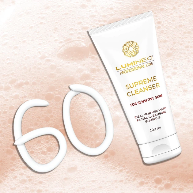 Szczoteczka do twarzy Lumineo Brush Pro 4 końcówki + żel do skóry wrażliwej turkusowa (5904726872772) - obraz 11