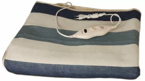 Простыня электрическая Electric Blanket 150х120см (полосы/разноцветные) - изображение 2
