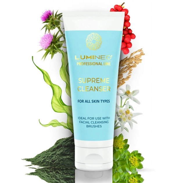 Szczoteczka do twarzy Lumineo Sonic perłowa + żel do wszystkich rodzajów skóry (5904726872734) - obraz 6