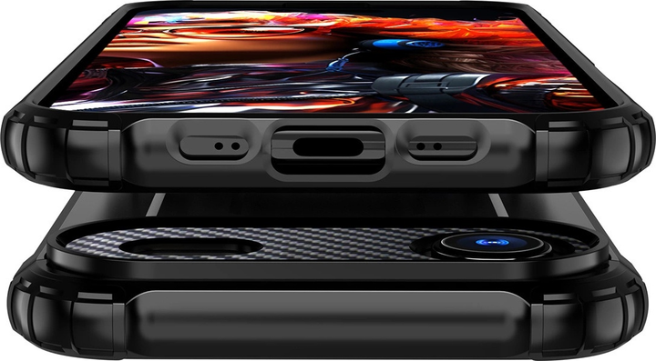 Панель Hurtel Hybrid Armor для Apple iPhone 17 Air Black (5907769379420) - зображення 4