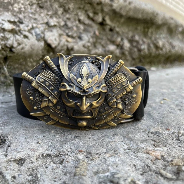 Пряжка САМУРАЙ на мужской ремень Gorillas Accessories латунь bb3 - Фото 12 Пряжка САМУРАЙ на мужской ремень Gorillas Accessories латунь bb3 - изображение 12