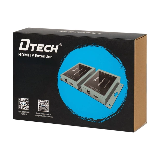 Подовжувач відеосигналу HDMI 150m IP-150 Dtech DT-7043 (QCW) (74-00139) - зображення 7