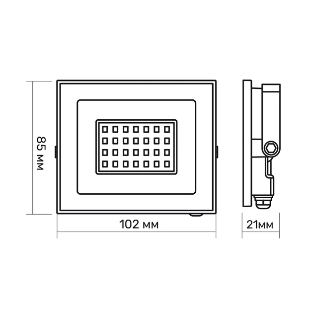 LED прожектор TITANUM TLF206 20W 6500K 23980 - изображение 4