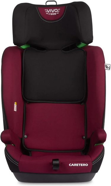 Fotelik samochodowy Caretero Vivo I-Size Isofix od 76 cm do 150 cm Burgundy TERO-2052 (5903076321725) - obraz 6