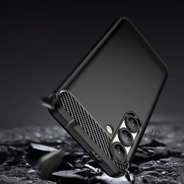 Панель Hurtel Carbon Case Flexible Silicone для Google Pixel 10 Pro Black (5907769378270) - зображення 4