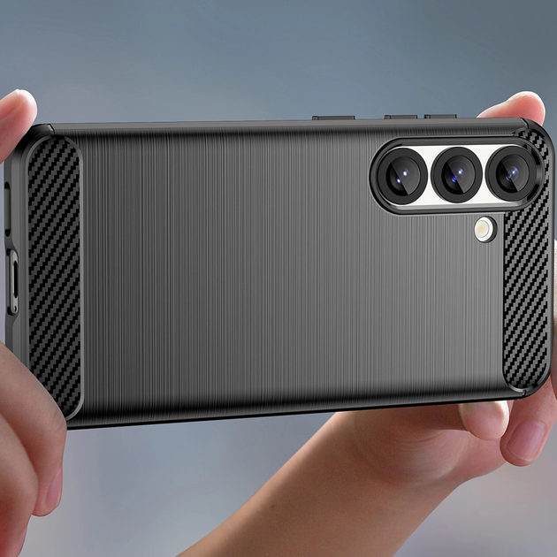 Панель Hurtel Carbon Case Flexible Silicone для Google Pixel 10 Pro Black (5907769378270) - зображення 6