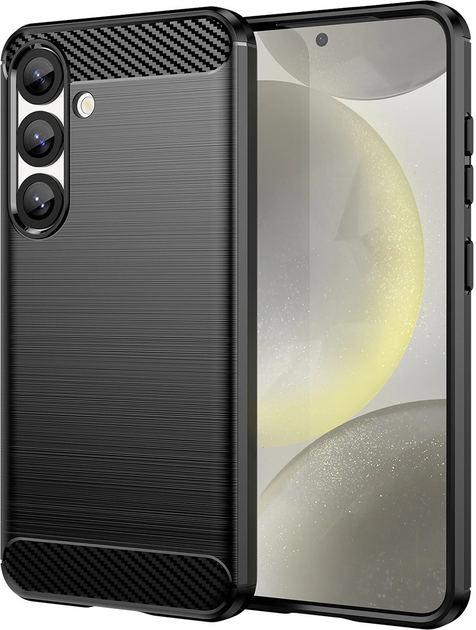 Панель Hurtel Carbon Case Flexible Silicone для Google Pixel 10 Pro XL Black (5907769378287) - зображення 1