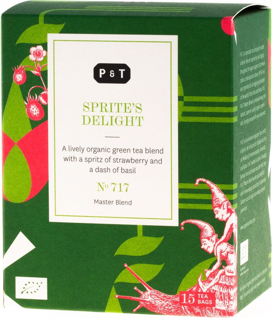 Зелений чай Paper & Tea Sprite's Delight 15 пакетиків (4055743015862) - зображення 1