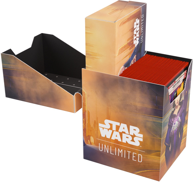 Pudełko na karty Gamegenic Star Wars Unlimited Card Game Soft Crate Palpatine/Padme Amidala (4251715419281) - obraz 10