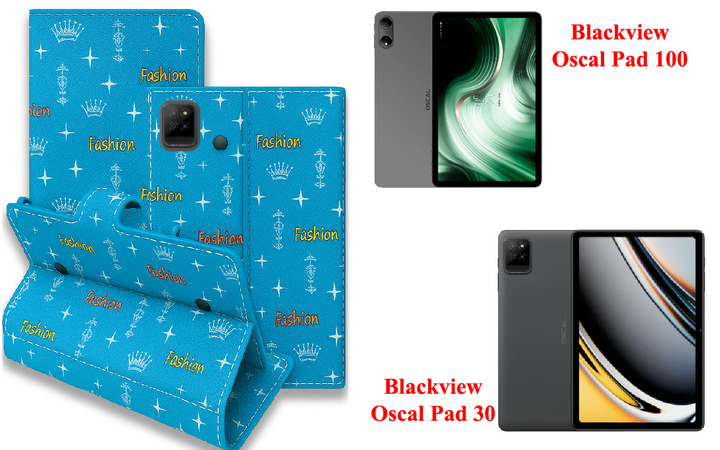 Книга-трансформер Armor для планшета Blackview Oscal Pad 100, Oscal Pad 30, цвет Feshn-Blue - Фото 1 Книга-трансформер Armor для планшета Blackview Oscal Pad 100, Oscal Pad 30, цвет Feshn-Blue - изображение 1