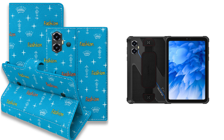Книга-трансформер Armor для планшета Oukitel RT3 Plus, цвет Feshn-Blue - Фото 1 Книга-трансформер Armor для планшета Oukitel RT3 Plus, цвет Feshn-Blue - изображение 1
