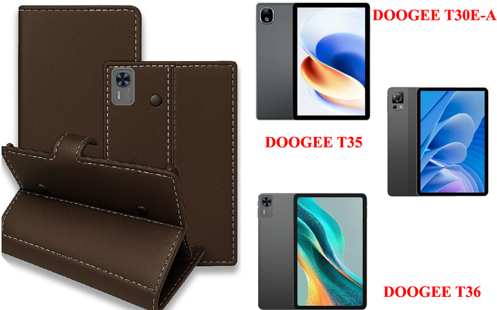 Книжка-трансформер Armor для планшета DOOGEE T30E-A, T35, T36, колір Braun - Фото 1 Книжка-трансформер Armor для планшета DOOGEE T30E-A, T35, T36, колір Braun - зображення 1